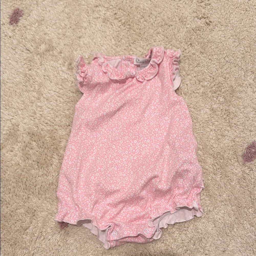 Kissy Kissy Pink Floral Baby Outfit